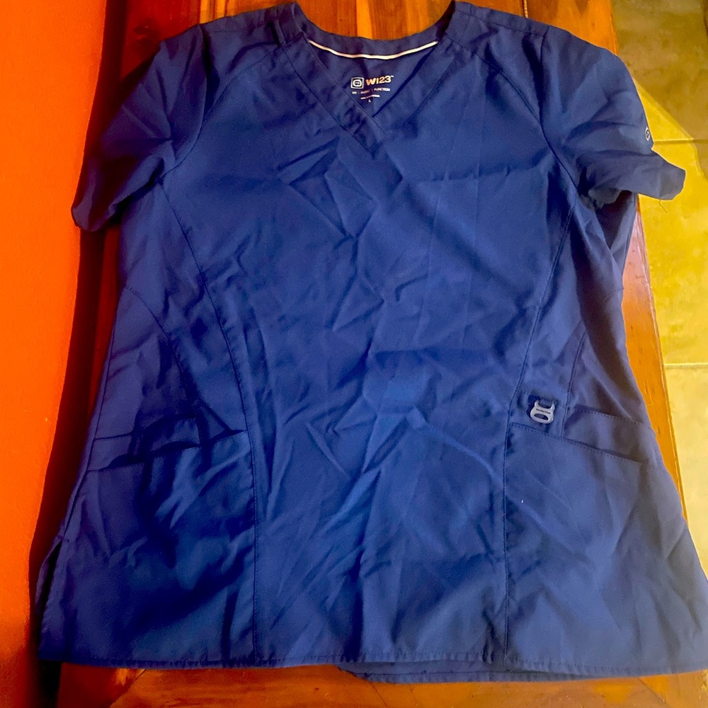 WonderWink (W123) navy blue size L scrub top